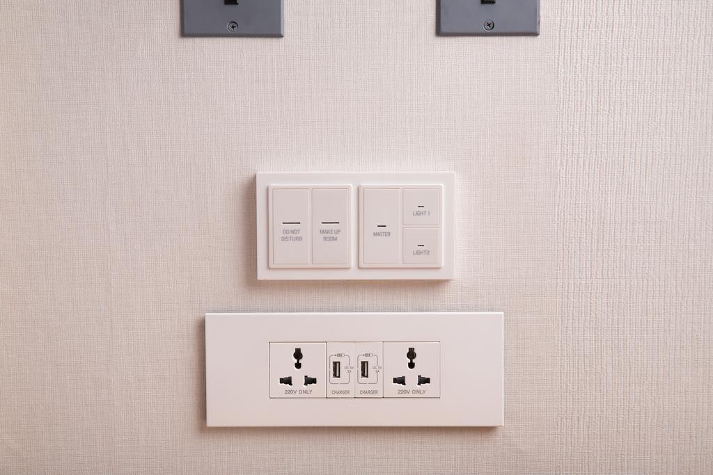 Seogwipo KAL Hotel Esterno foto A Hong Kong power socket
